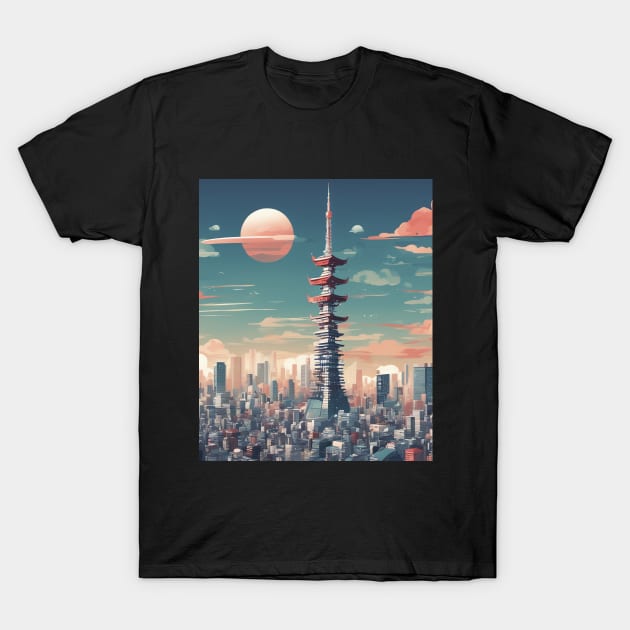 Tokyo City T-Shirt by CreativeSun92